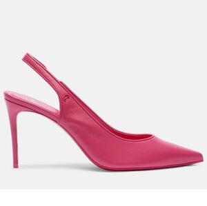 $995 CHRISTIAN LOUBOUTIN Sporty Kate 85 Slingbacks Pink Leather EU 40 US 10 BNIB